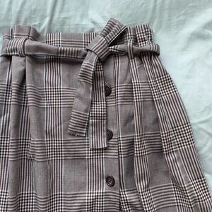Urban Outfitters Penelope Plaid Brown Women's Skirt Size L